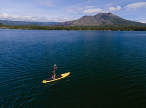 paddleboarding